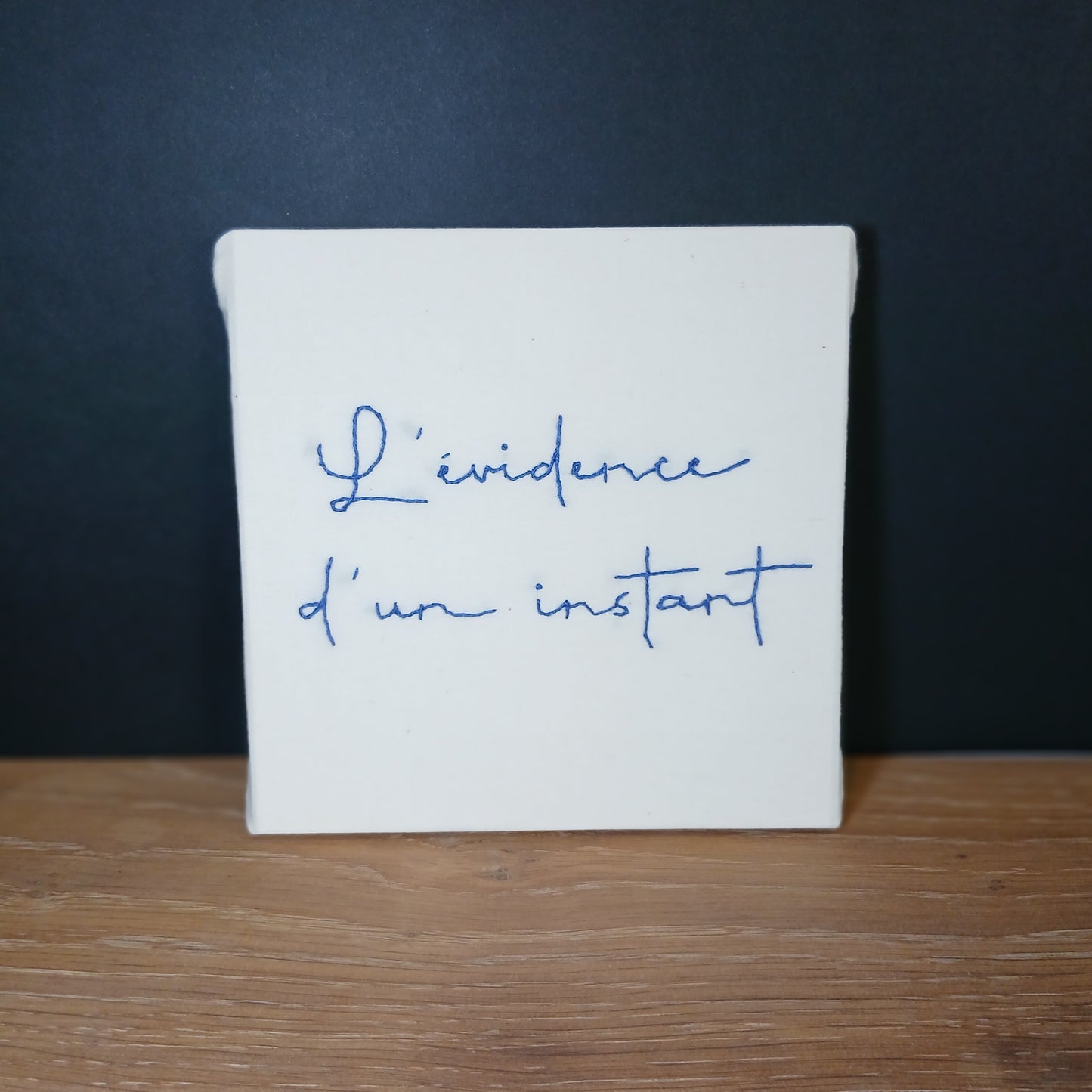 L'évidence d'un instant