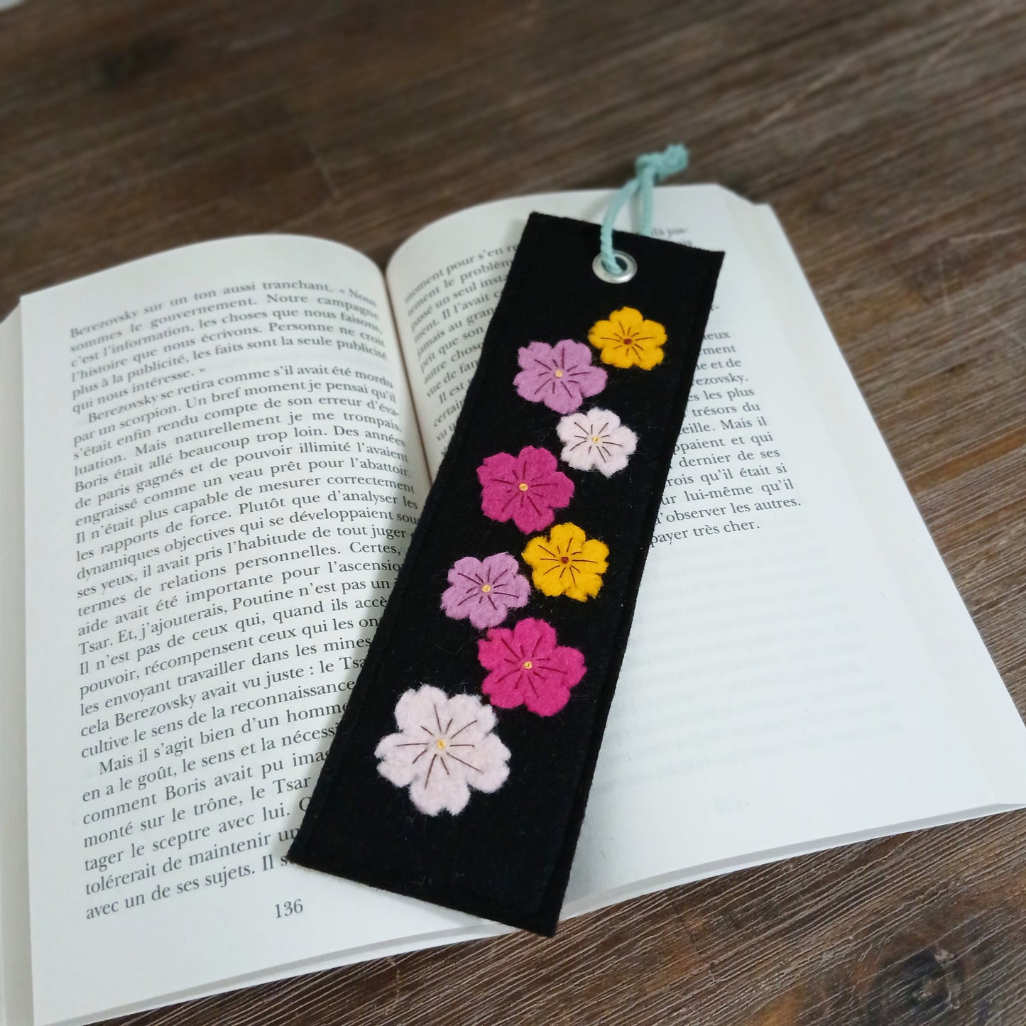 Marque-page Fleurs de cerisier