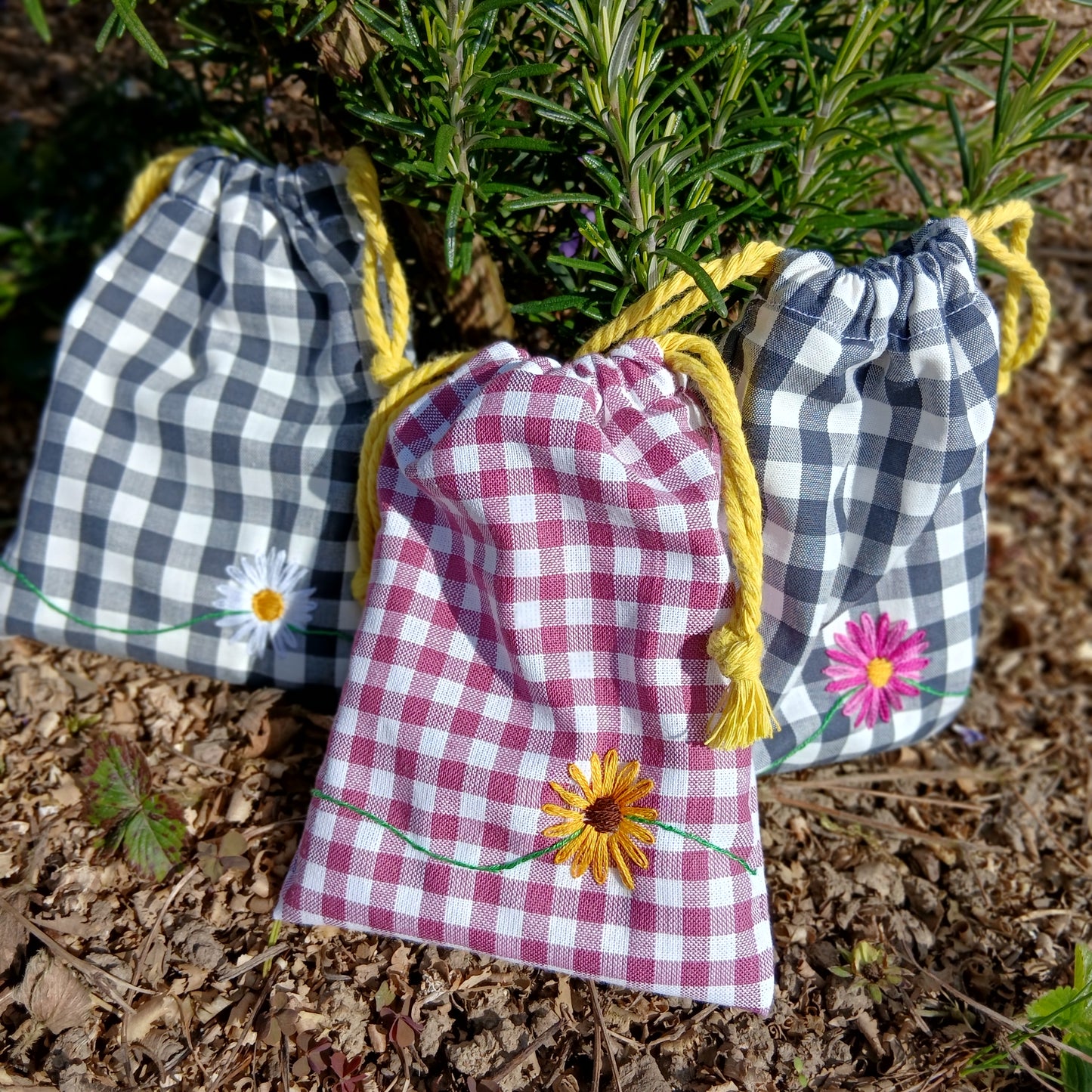 Pochon Fleurs de printemps (XS)