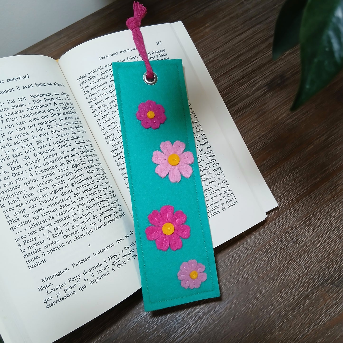 Marque-page Fleurs