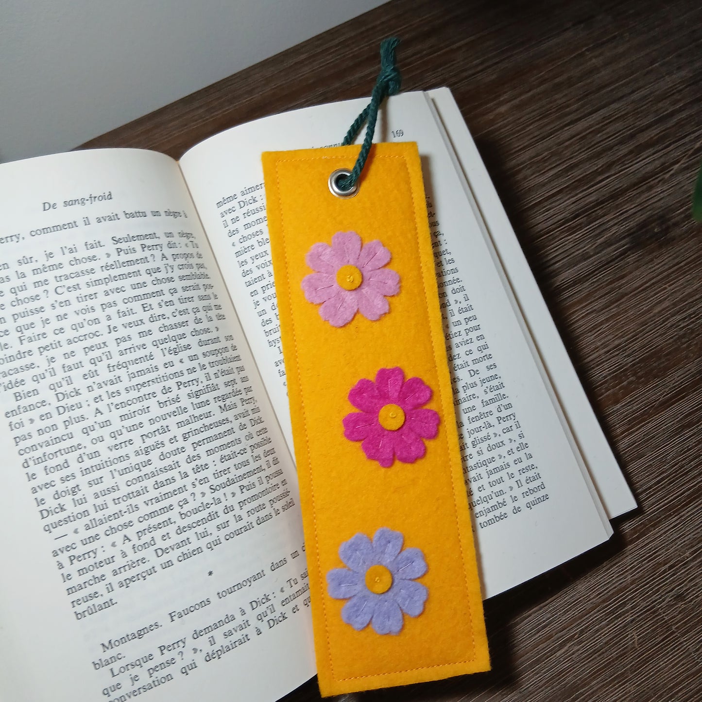 Marque-page Fleurs
