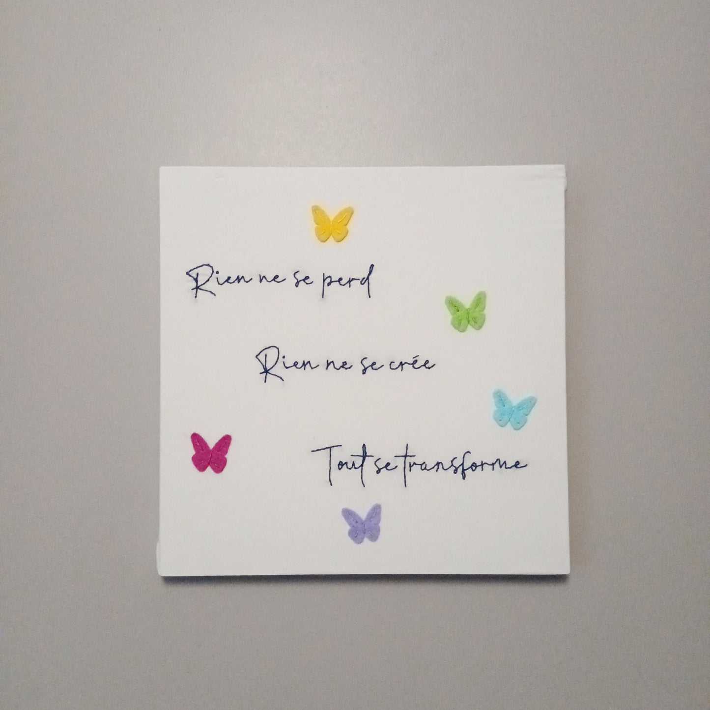 Rien ne se perd, rien ne se crée, tout se transforme