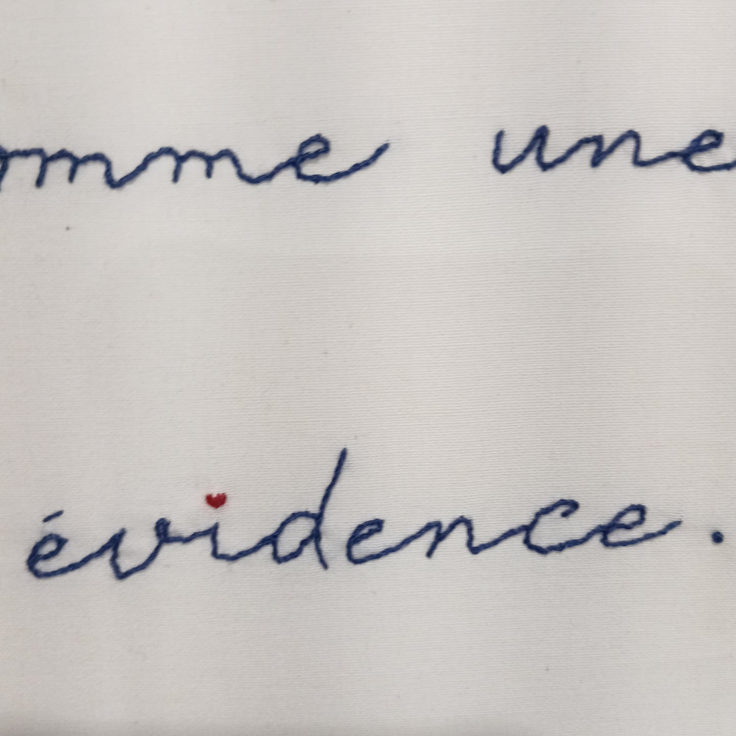 Comme une évidence