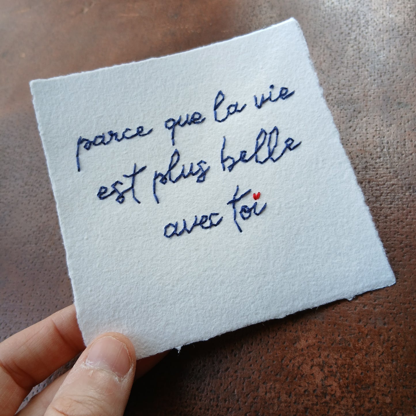 Parce que la vie ...