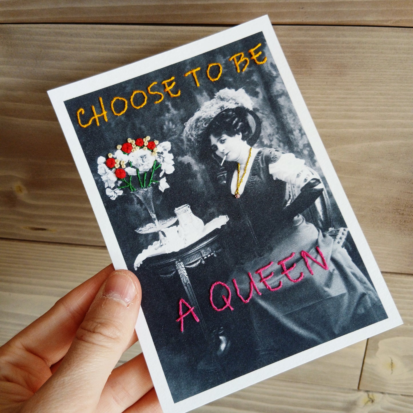 Choose to be a Queen (carte postale)