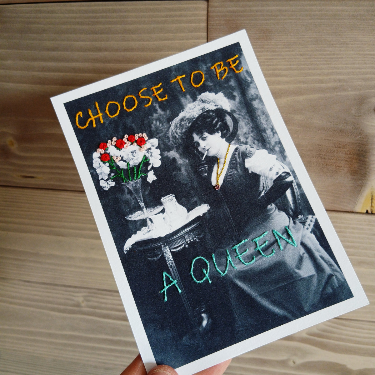 Choose to be a Queen (carte postale)