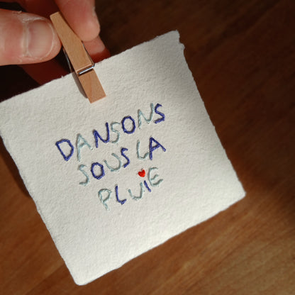 Dansons sous la pluie