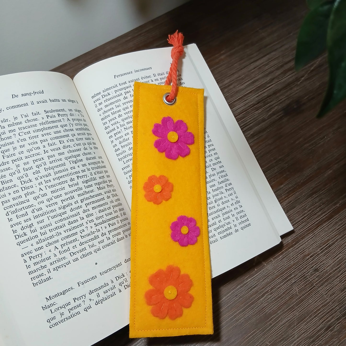 Marque-page Fleurs