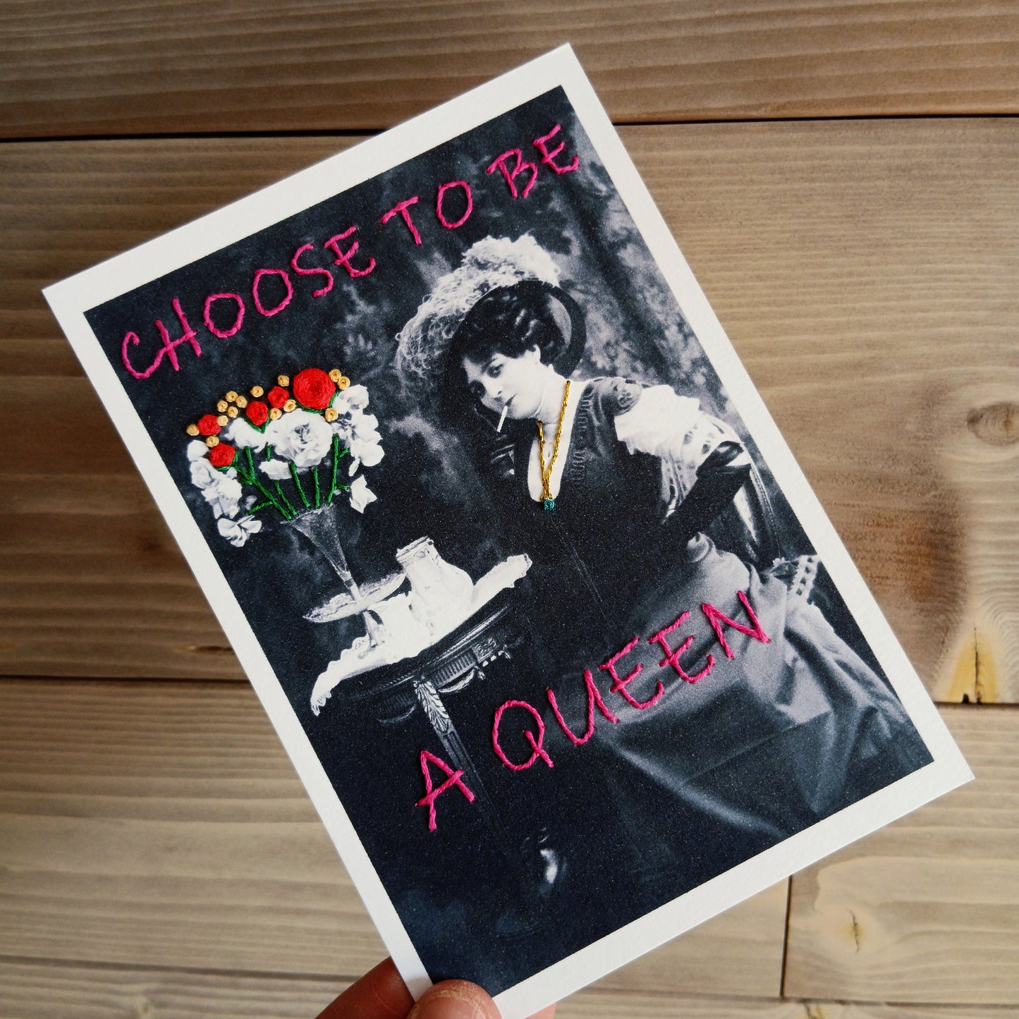 Choose to be a Queen (carte postale)